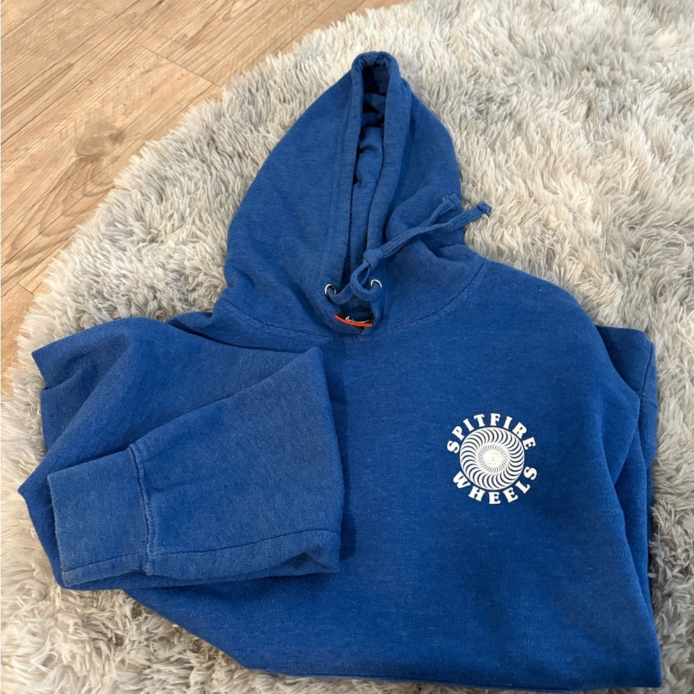 Spitfire Blue Men's Pullover Hoodie